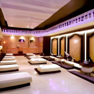 Serene spa interior in Rohini, Delhi, showcasing a luxurious and relaxing ambiance perfect for rejuvenation.