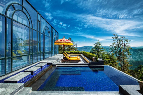 Serene spa nestled in the Himalayas at Khyber Himalayan Resort, Gulmarg, offering stunning mountain views and wellness treatments in one of India's best spa destinations