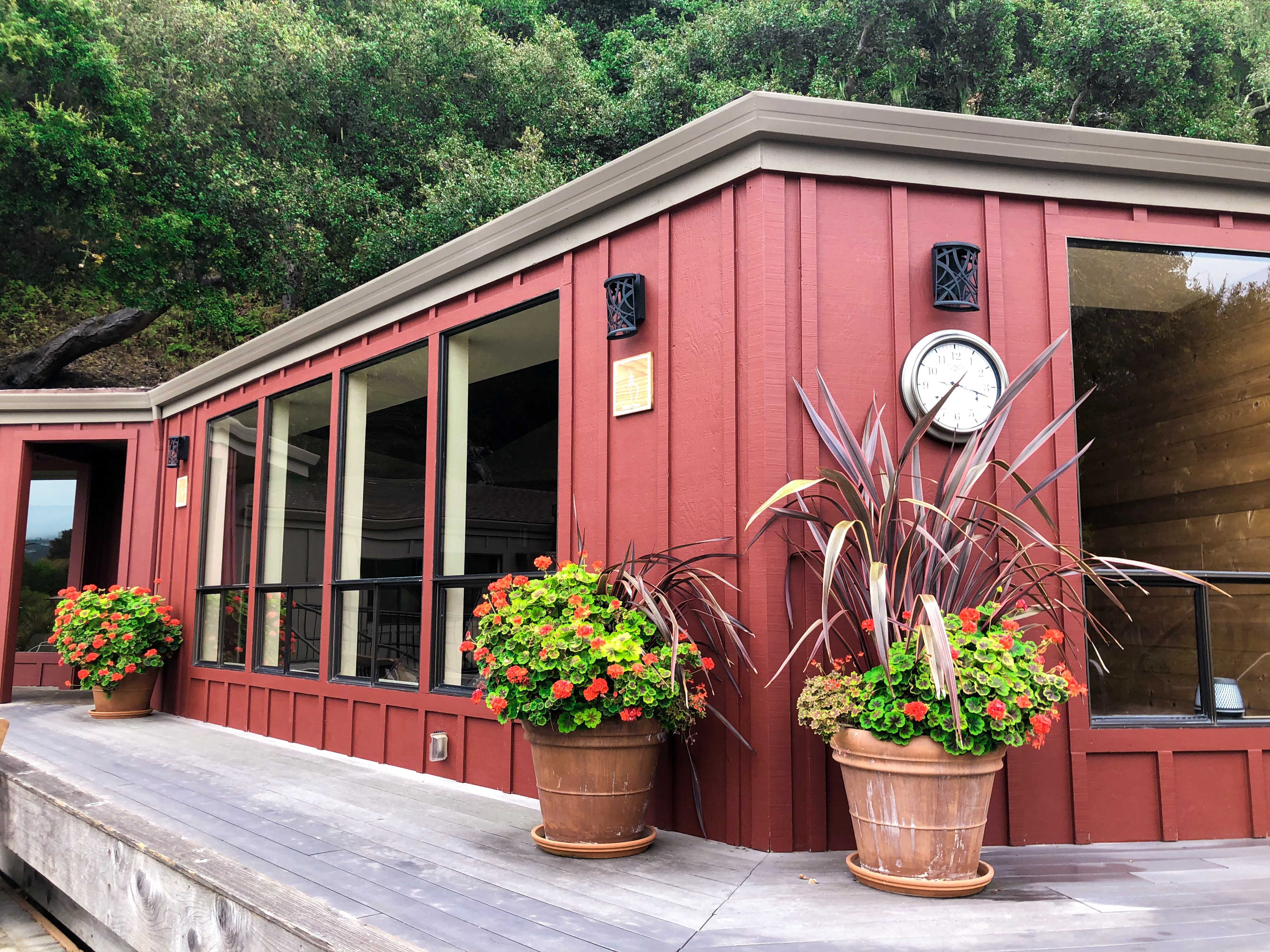 Relaxation Terrace at Refuge Spa Carmel