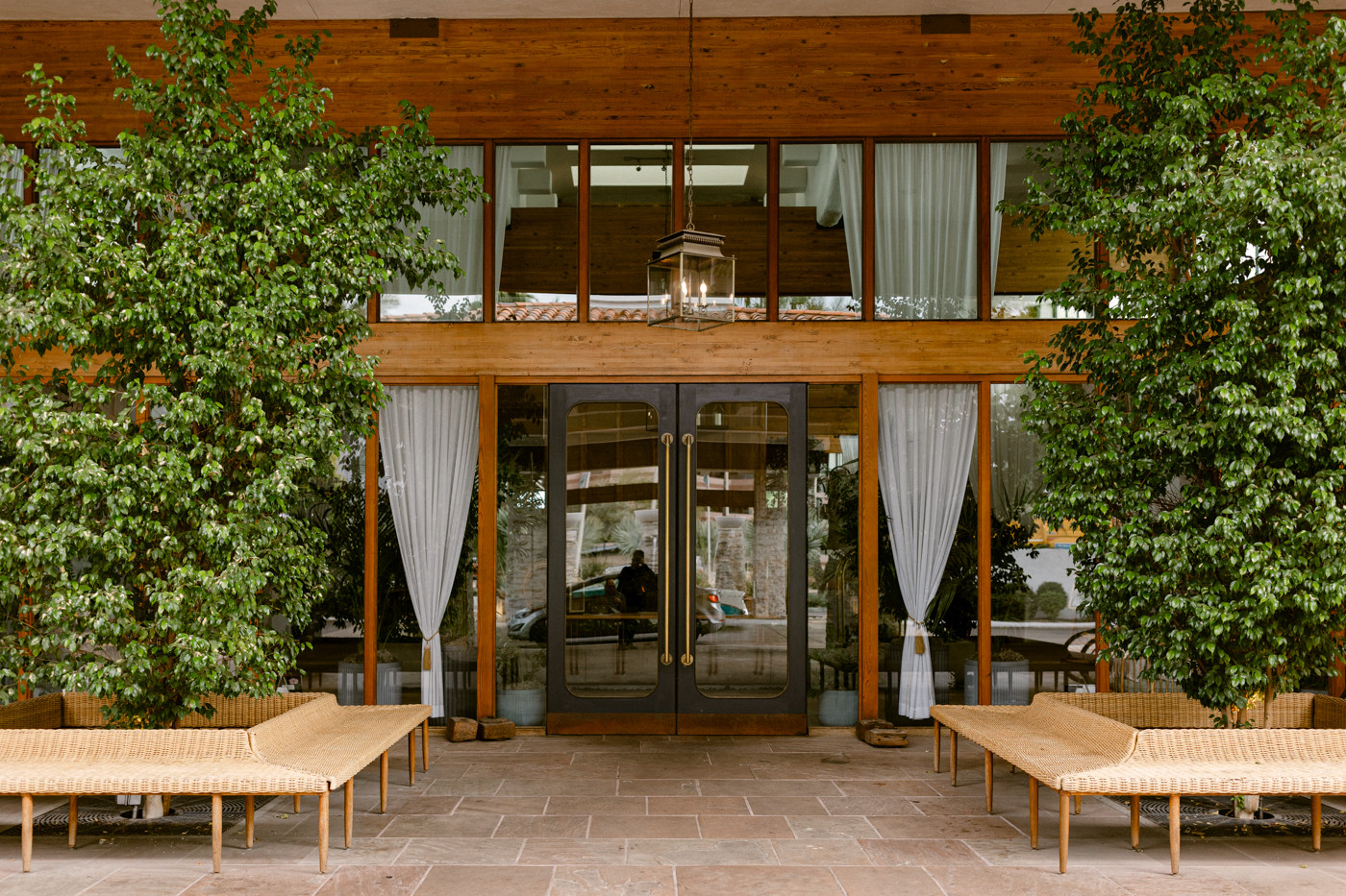 Grand entrance to The Scott Resort and Spa in Scottsdale, Arizona.