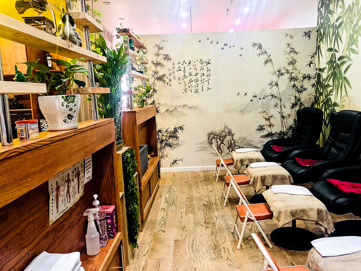 Spa treatment room