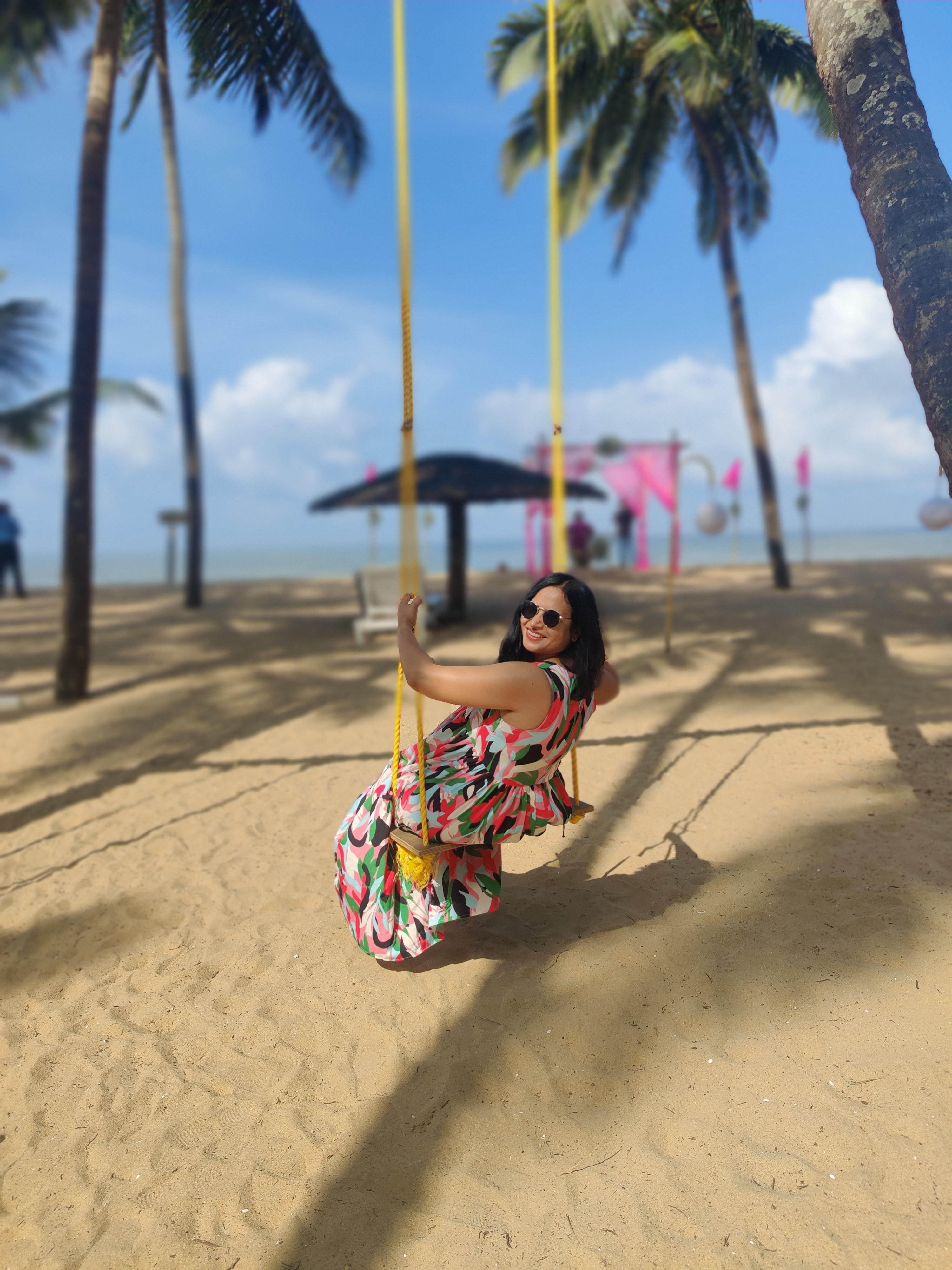 Beachfront view at Malabar Ocean Front Resort, Kerala