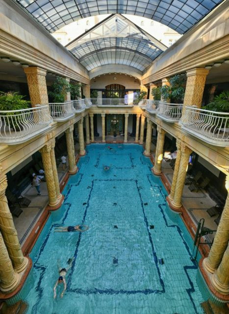 Gellért Baths lobby
