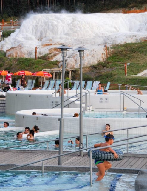 Salt Hill Thermal Spa futuristic pools