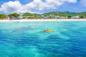 Jolly Beach Antigua's expansive 40-acre property with lush tropical gardens and the island's best beach