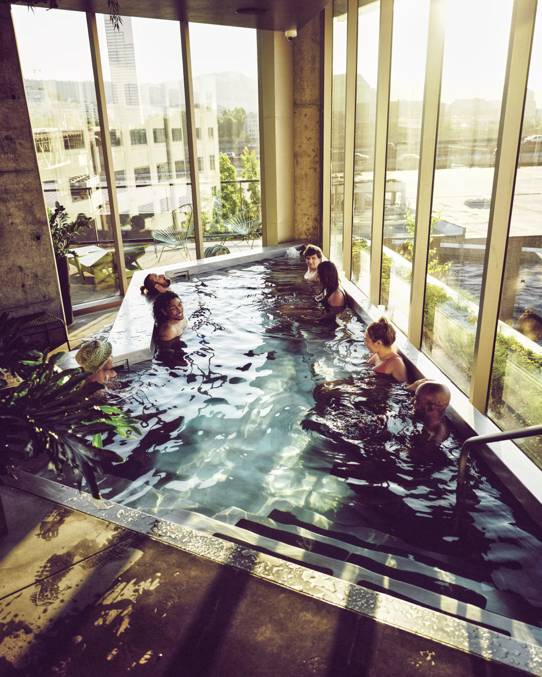 Woman Relaxing in Spa